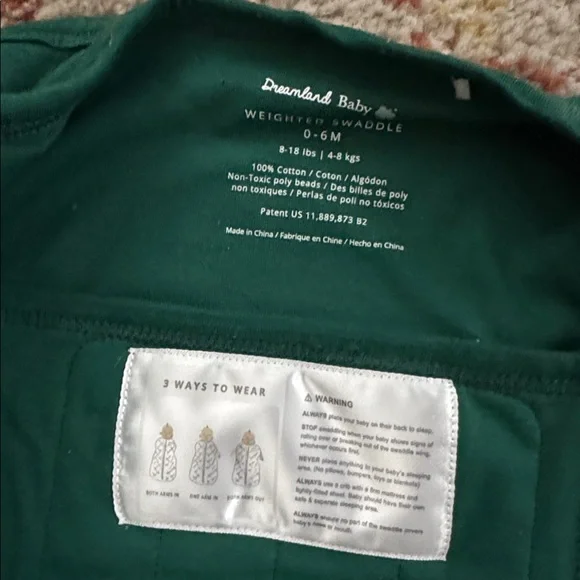 NWOT Dreamland Baby weighted sleep sack/swaddle - Picture 4 of 5